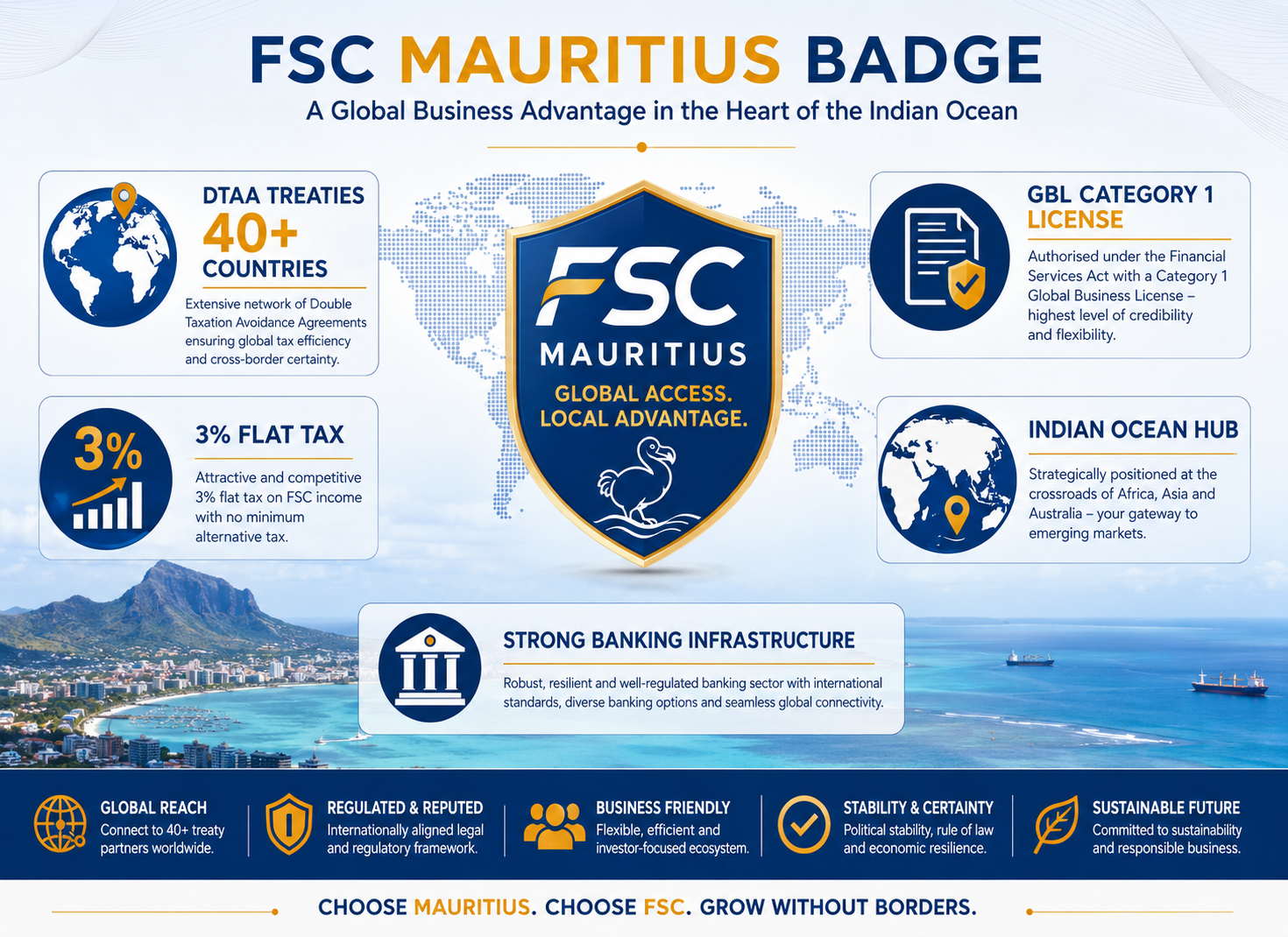 Why Businesses Choose Mauritius