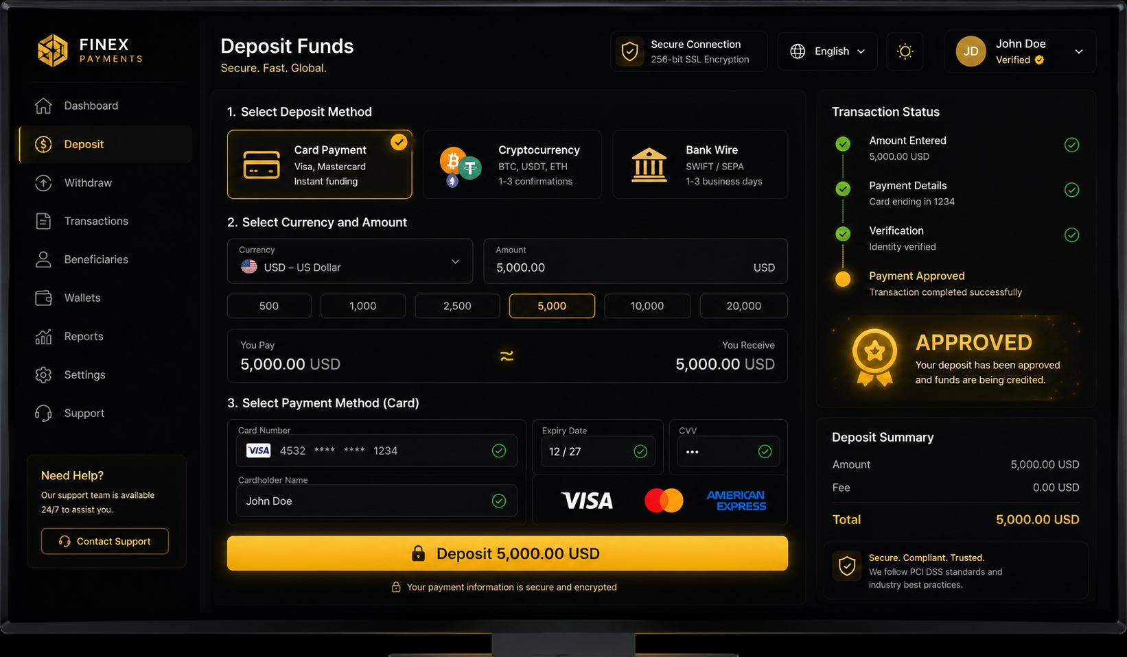 Integración de Pasarela de Pago de Forex