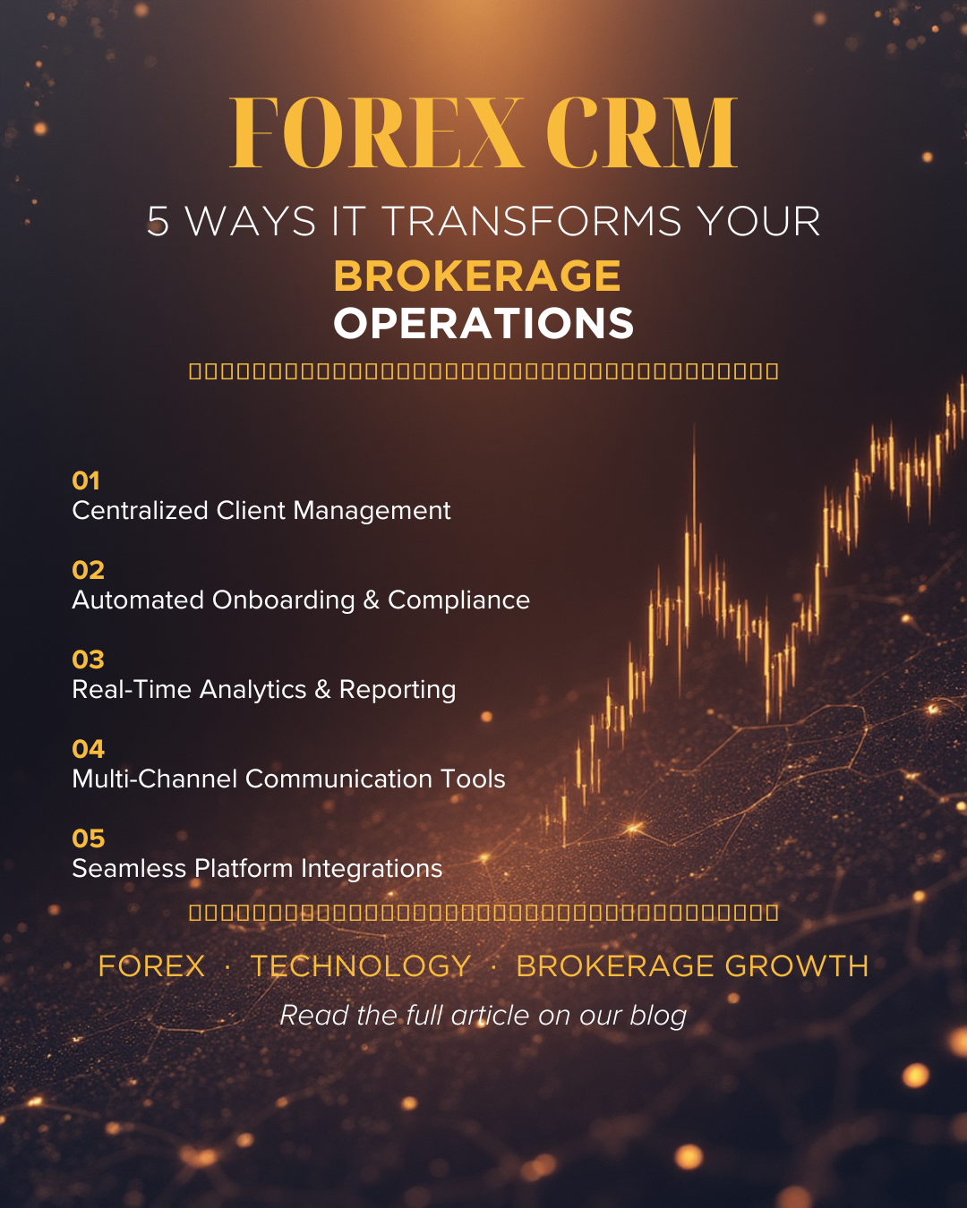 5 Ways Forex CRM Transforms Brokerage Operations